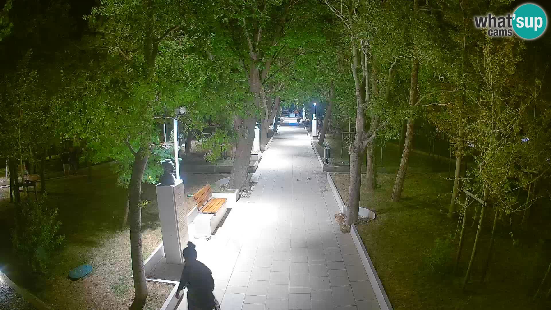 Writers’ Park Webcam Senj – Live by the Sea