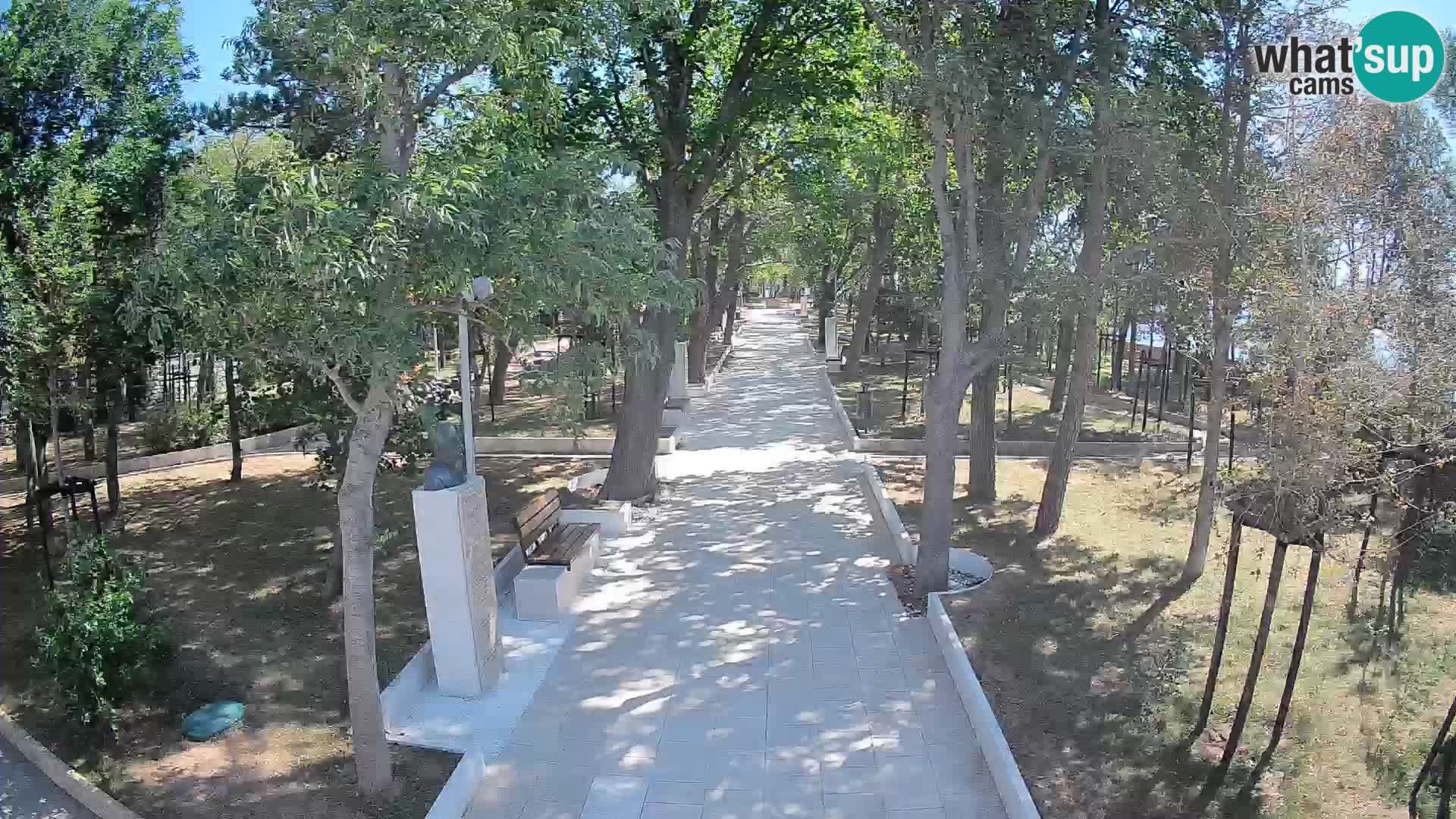 Writers’ Park Webcam Senj – Live by the Sea