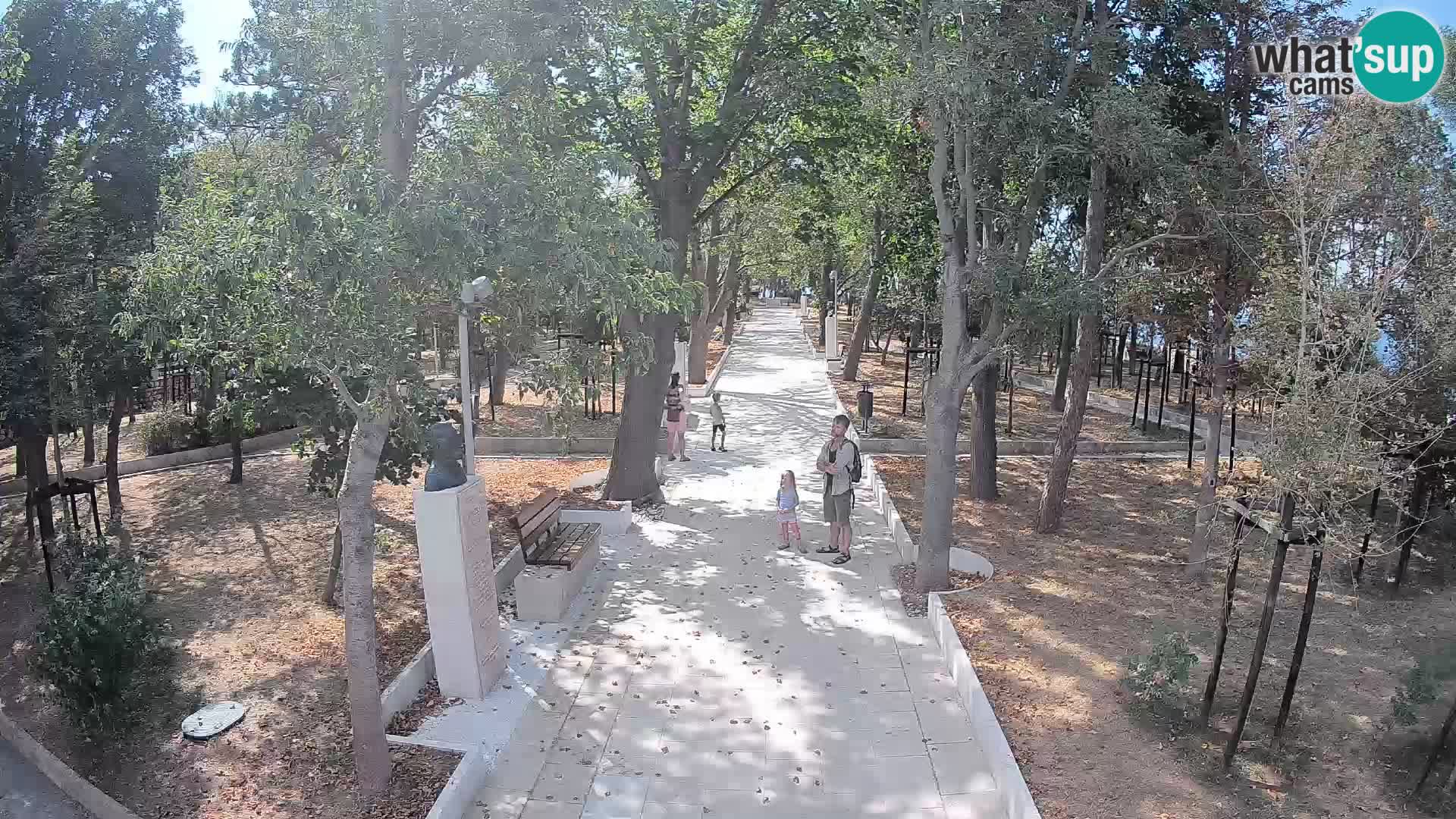 Webcam Schriftstellerpark Senj – Live am Meer
