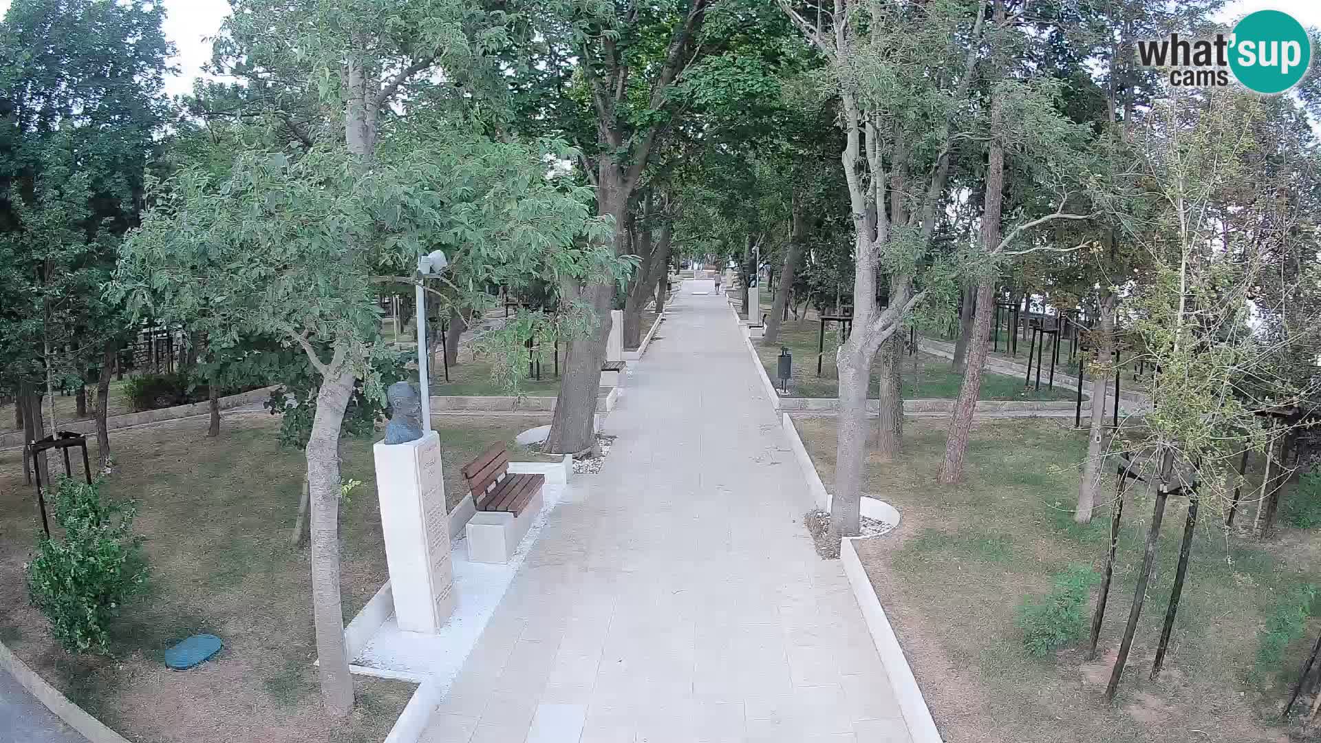 Webcam Schriftstellerpark Senj – Live am Meer