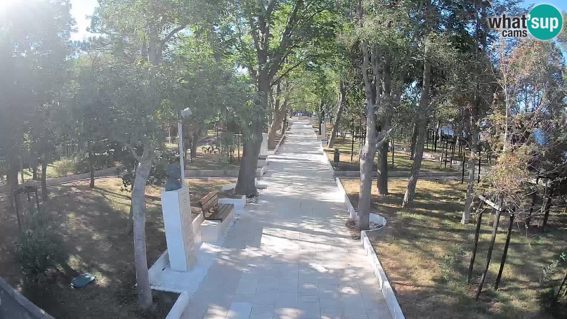 Writers’ Park Webcam Senj – Live by the Sea