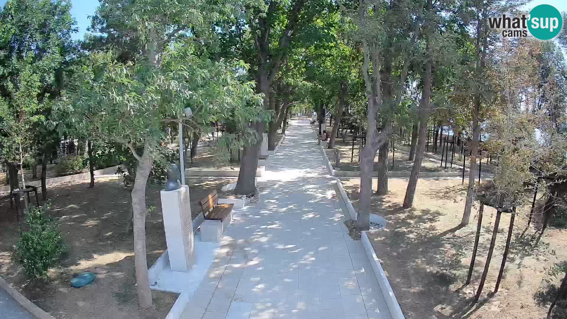 Writers’ Park Webcam Senj – Live by the Sea