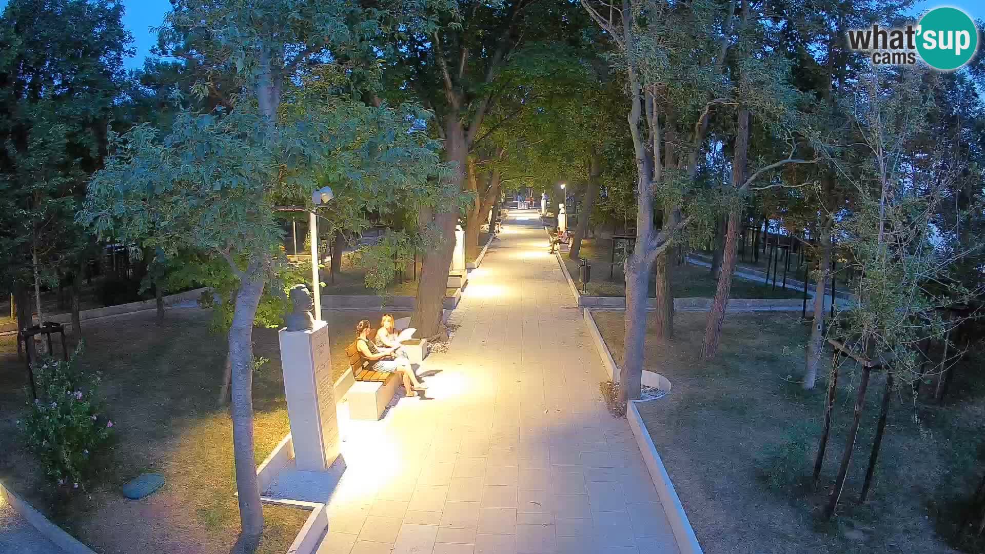 Writers’ Park Webcam Senj – Live by the Sea
