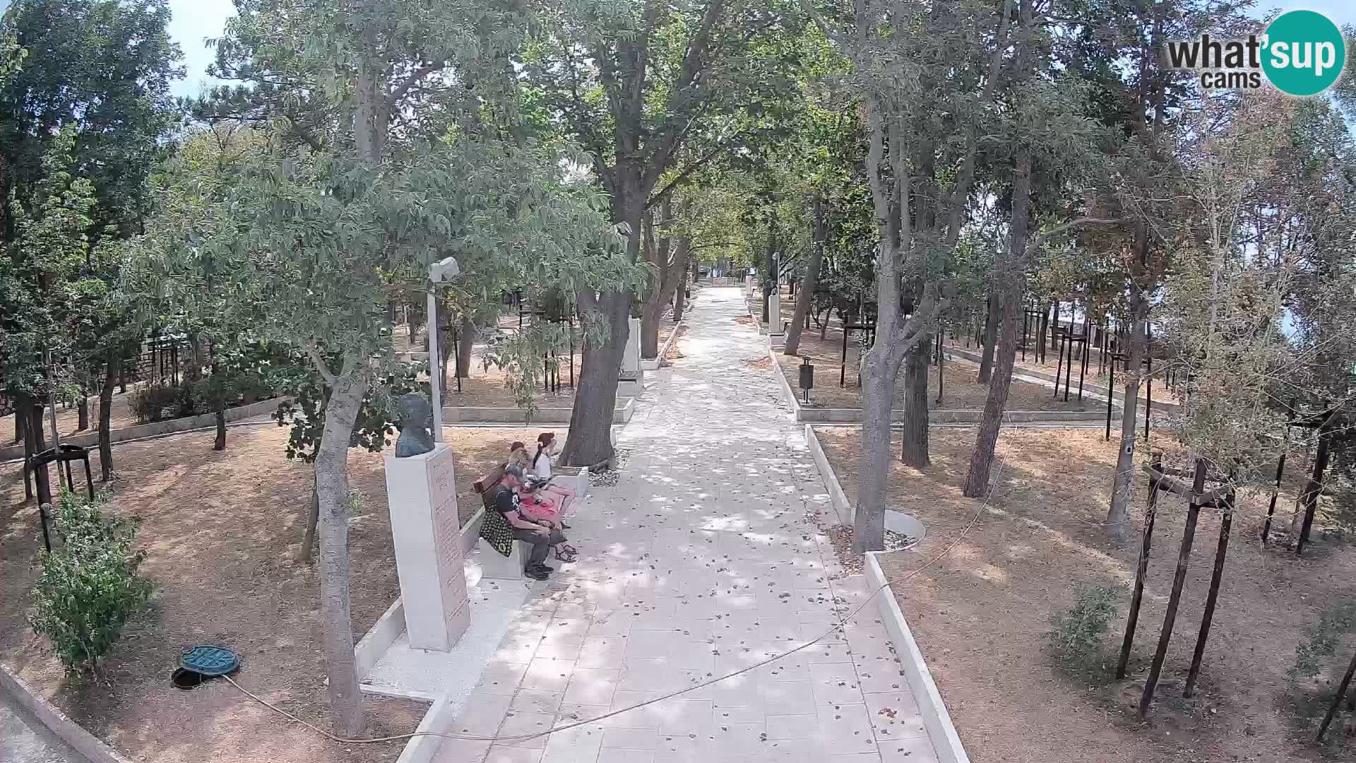Writers’ Park Webcam Senj – Live by the Sea