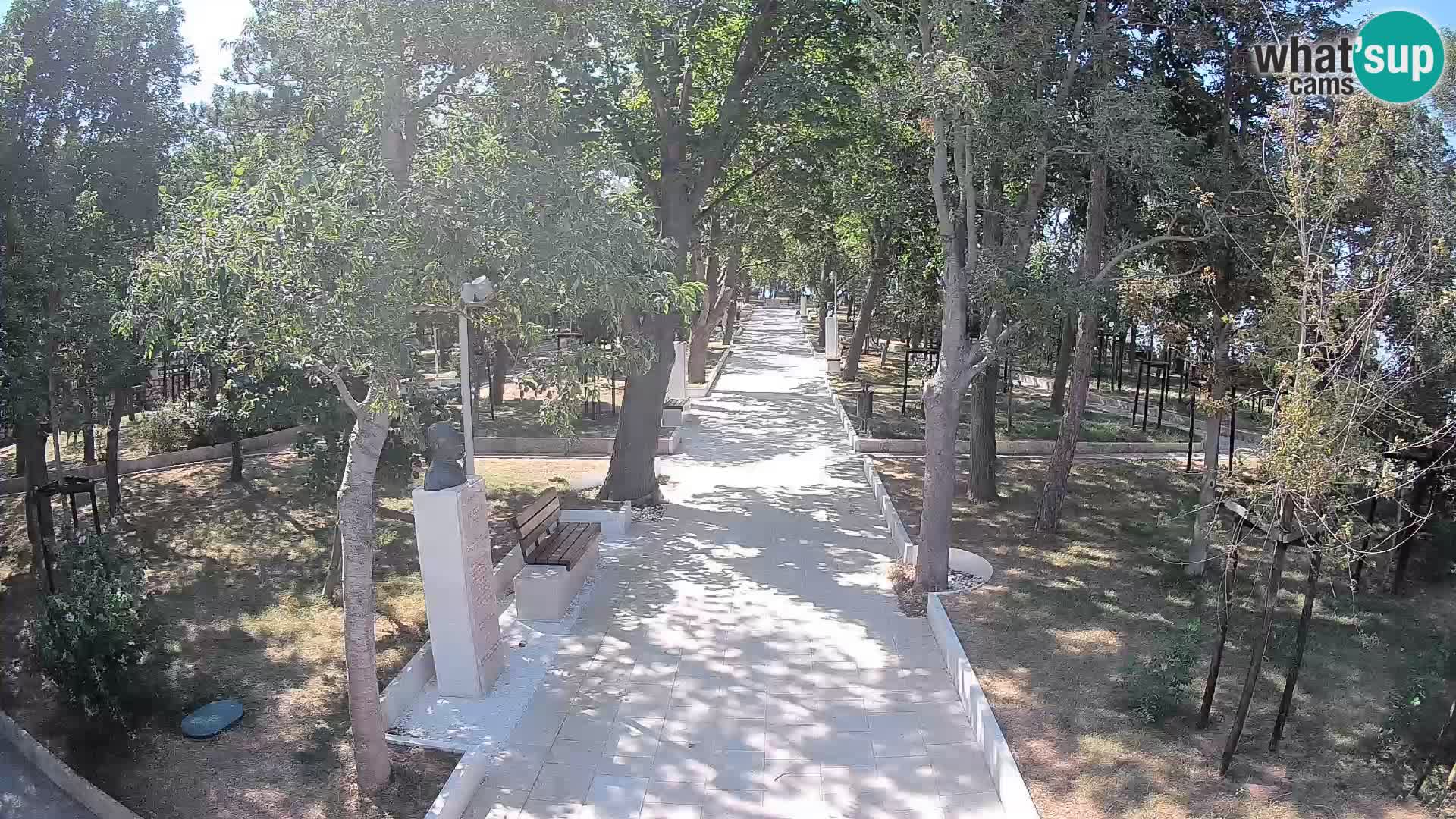 Webcam Schriftstellerpark Senj – Live am Meer