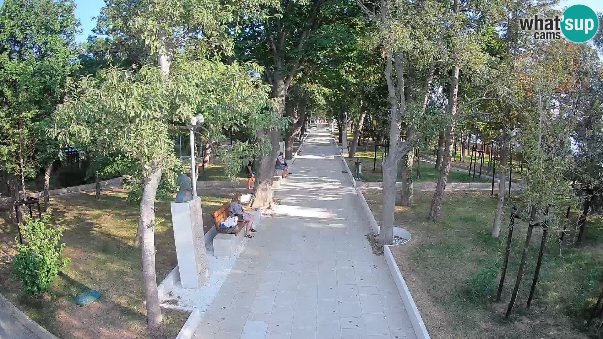Writers’ Park Webcam Senj – Live by the Sea