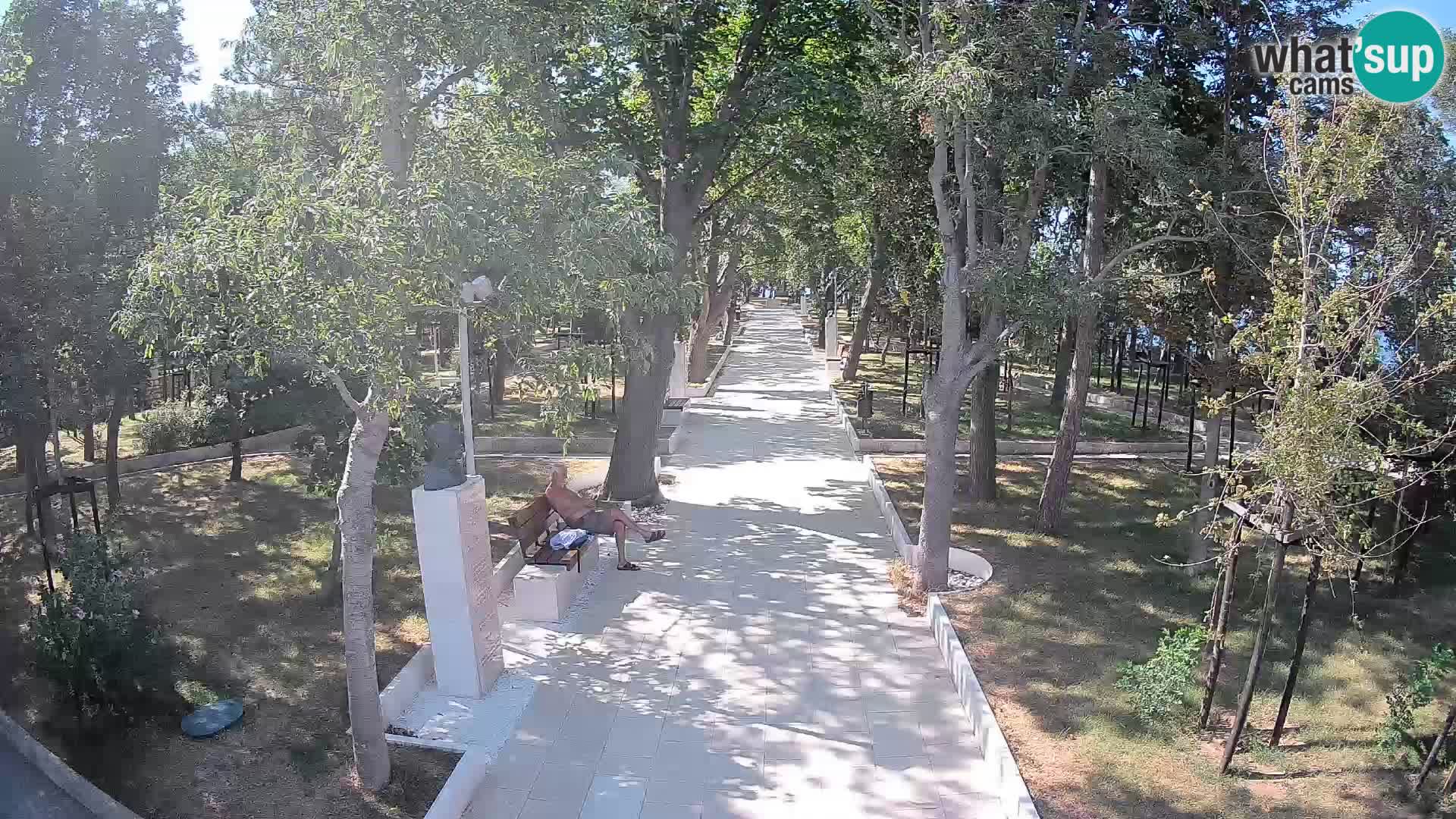 Writers’ Park Webcam Senj – Live by the Sea