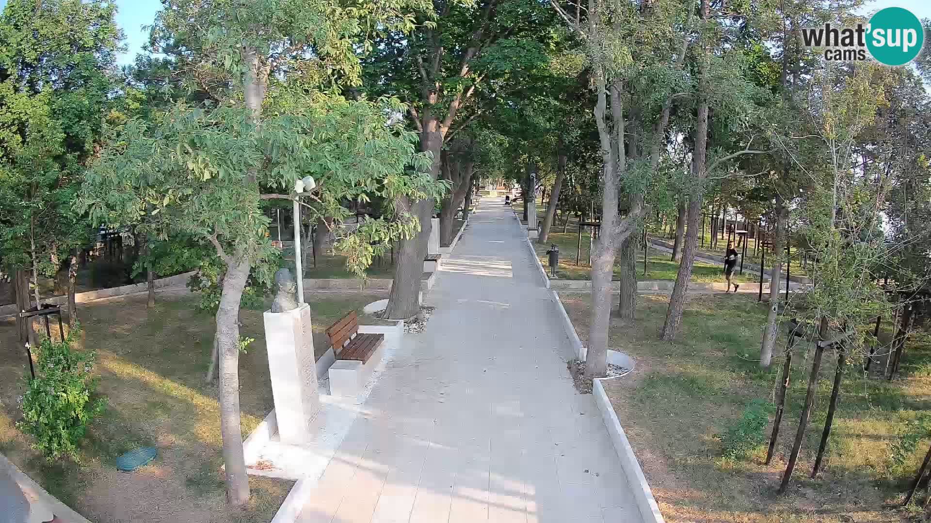 Webcam Schriftstellerpark Senj – Live am Meer