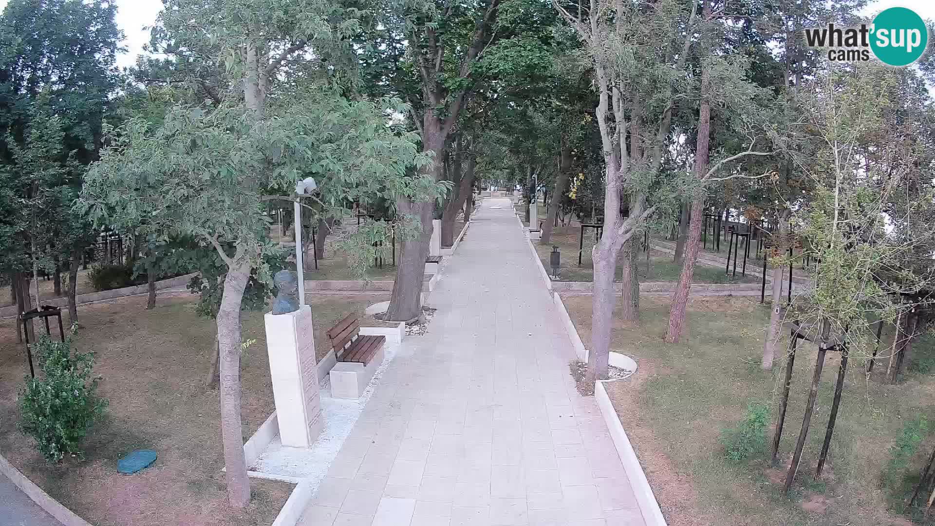 Writers’ Park Webcam Senj – Live by the Sea