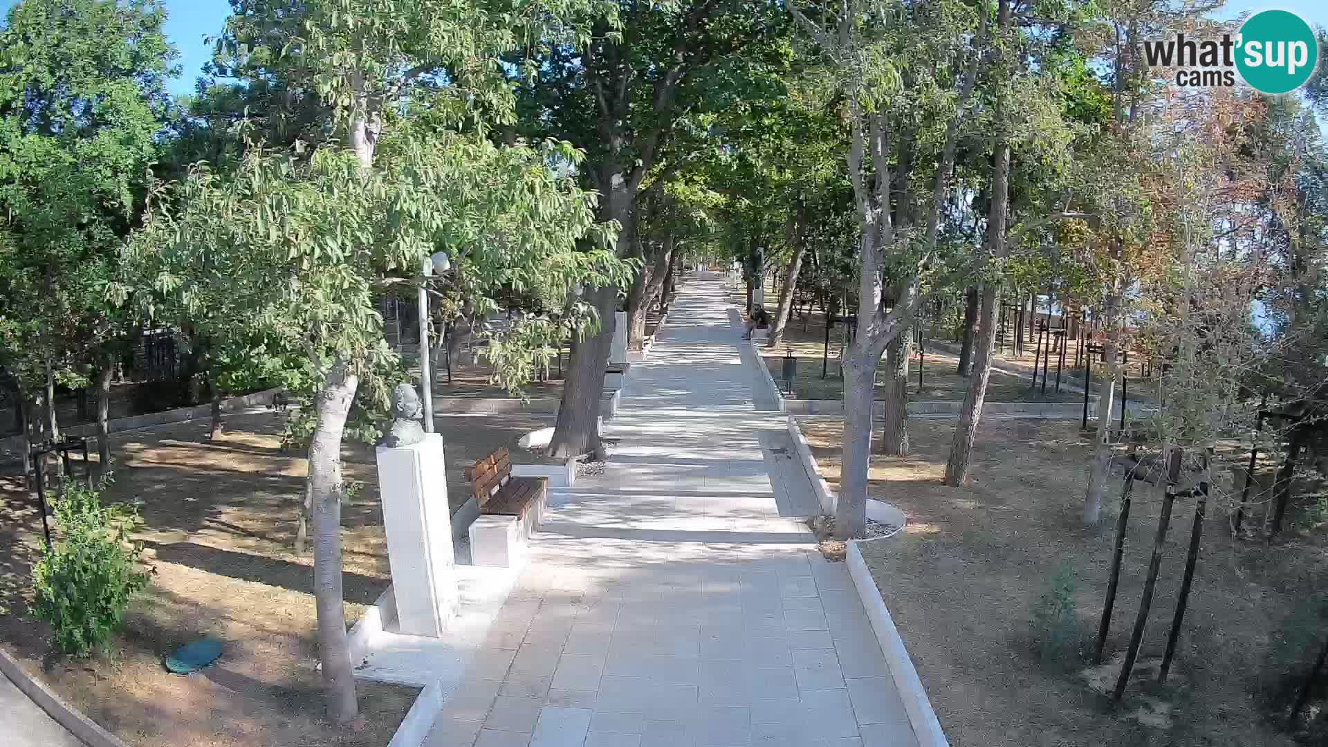 Writers’ Park Webcam Senj – Live by the Sea