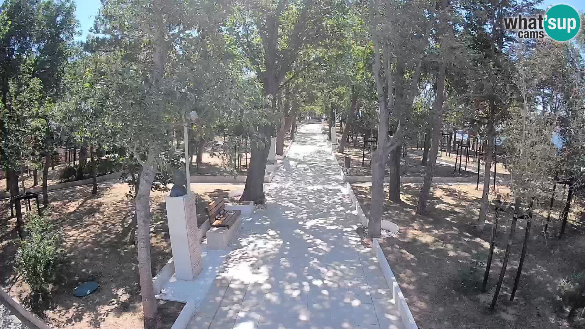Writers’ Park Webcam Senj – Live by the Sea