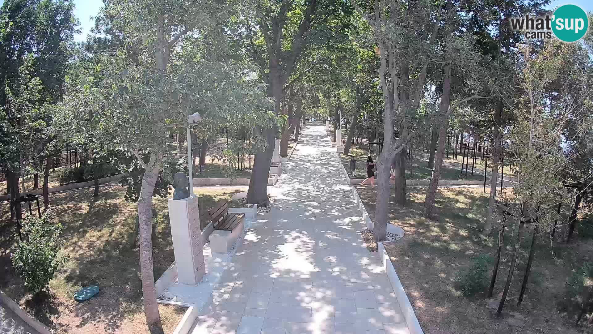 Writers’ Park Webcam Senj – Live by the Sea