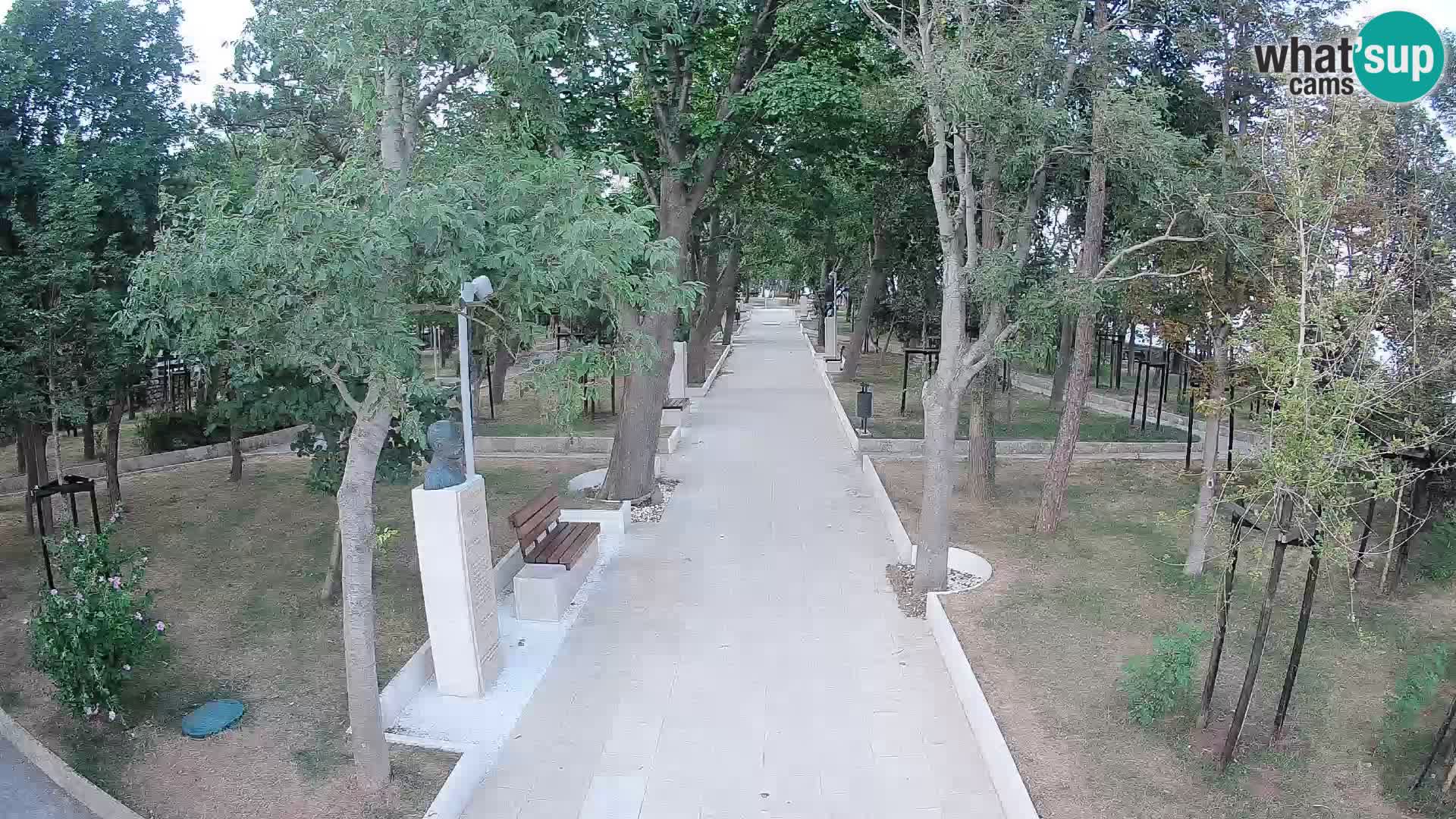 Writers’ Park Webcam Senj – Live by the Sea