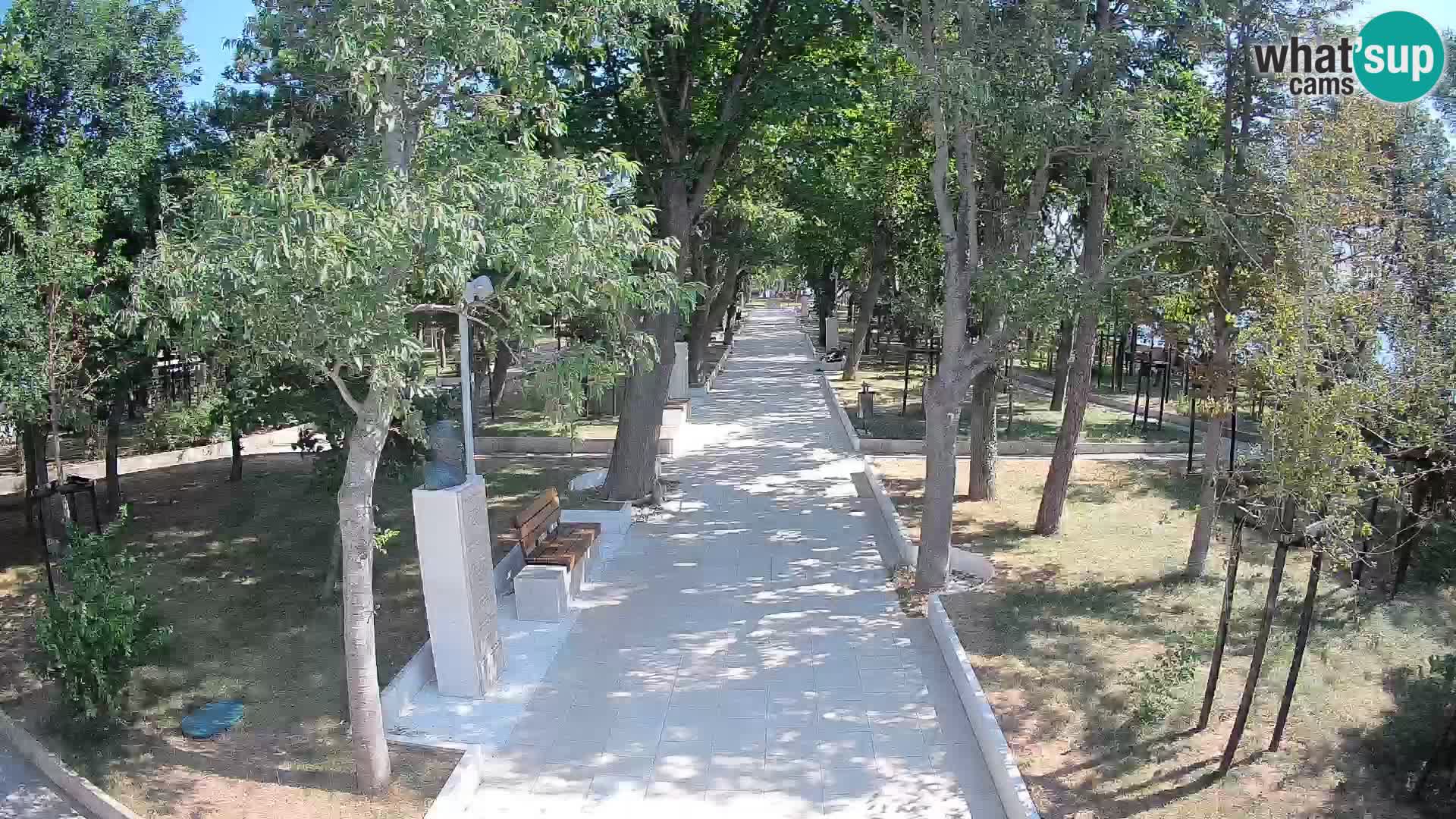 Writers’ Park Webcam Senj – Live by the Sea