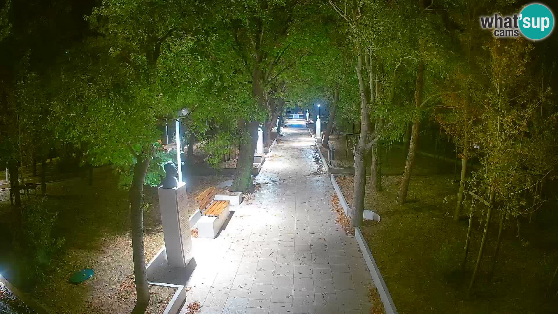 Writers’ Park Webcam Senj – Live by the Sea