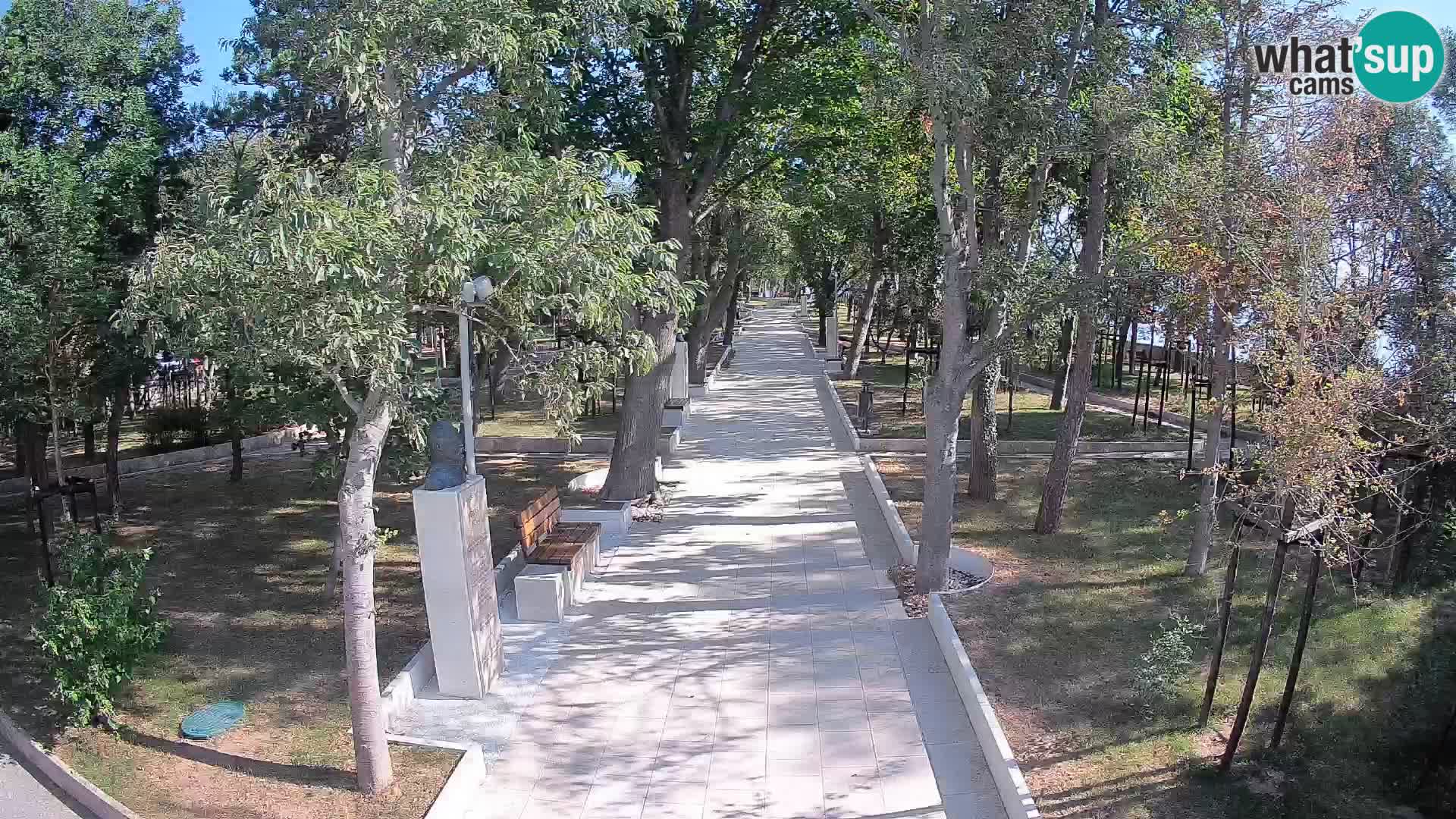 Writers’ Park Webcam Senj – Live by the Sea