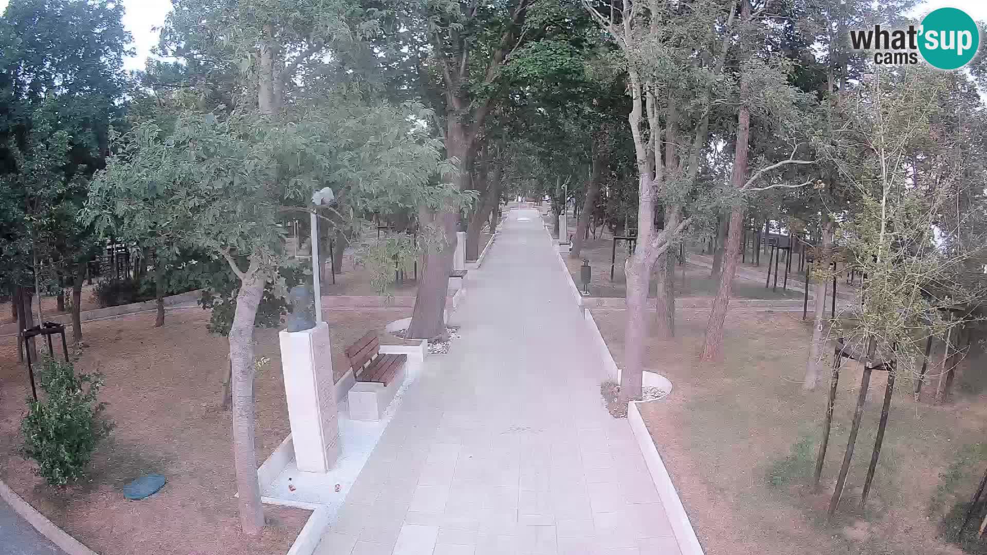 Writers’ Park Webcam Senj – Live by the Sea