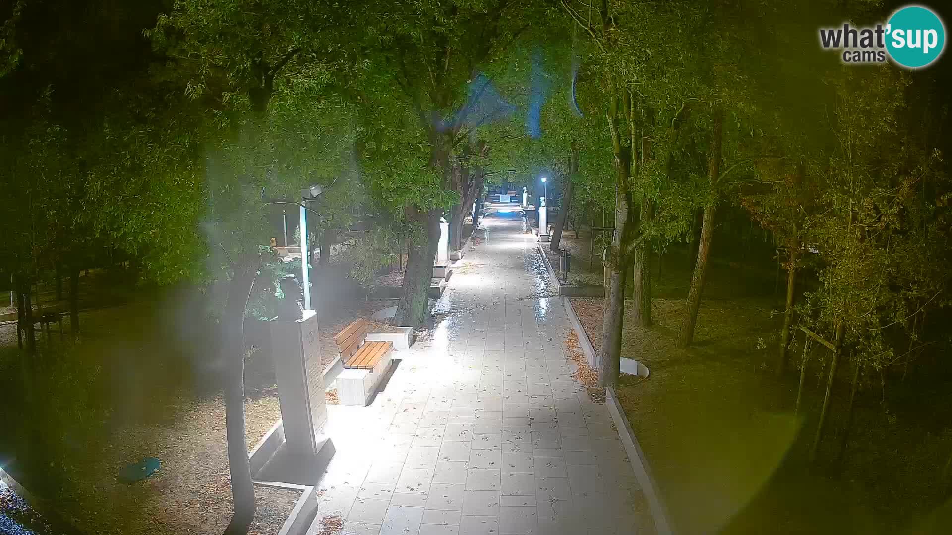 Writers’ Park Webcam Senj – Live by the Sea