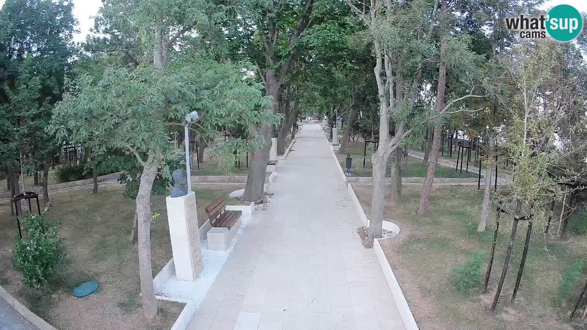 Writers’ Park Webcam Senj – Live by the Sea