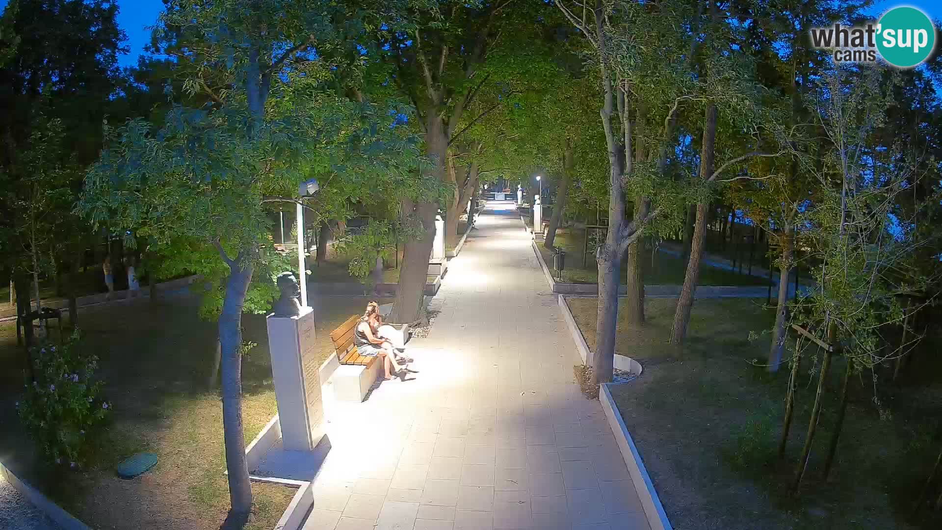 Writers’ Park Webcam Senj – Live by the Sea