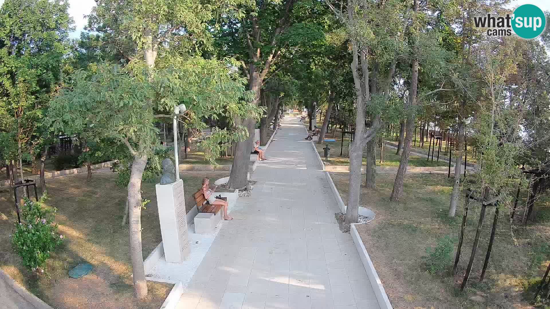 Writers’ Park Webcam Senj – Live by the Sea