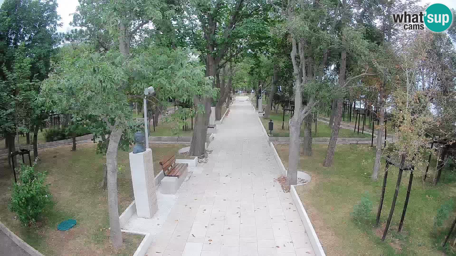Writers’ Park Webcam Senj – Live by the Sea