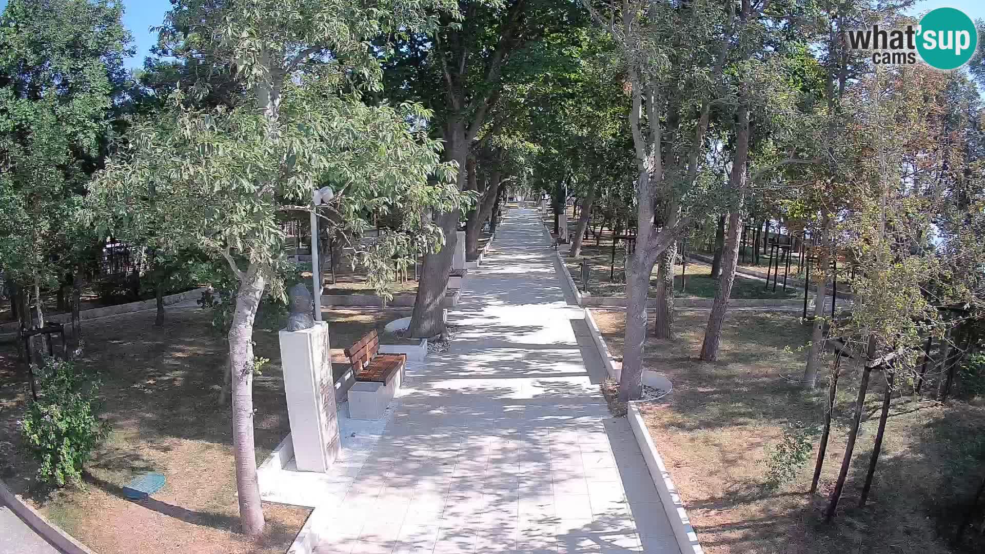 Webcam Schriftstellerpark Senj – Live am Meer