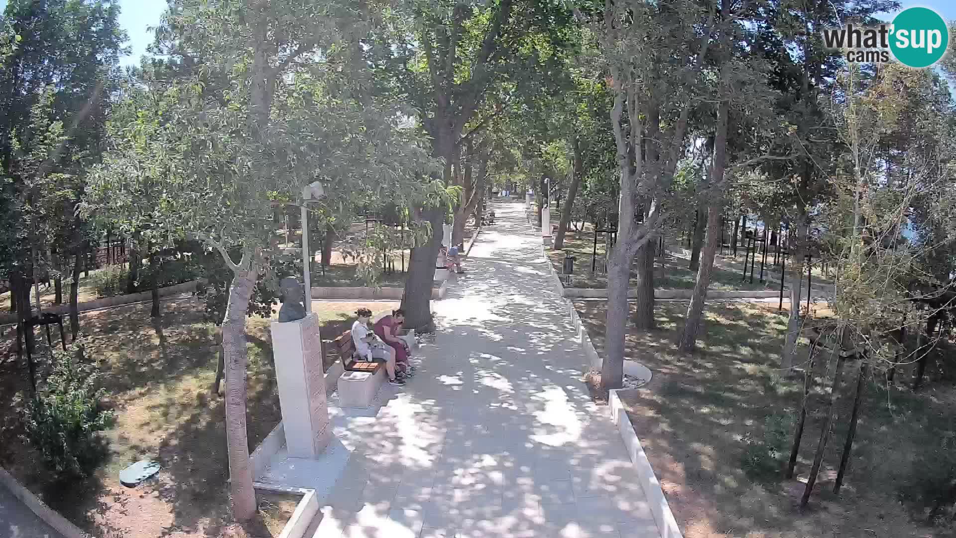 Writers’ Park Webcam Senj – Live by the Sea