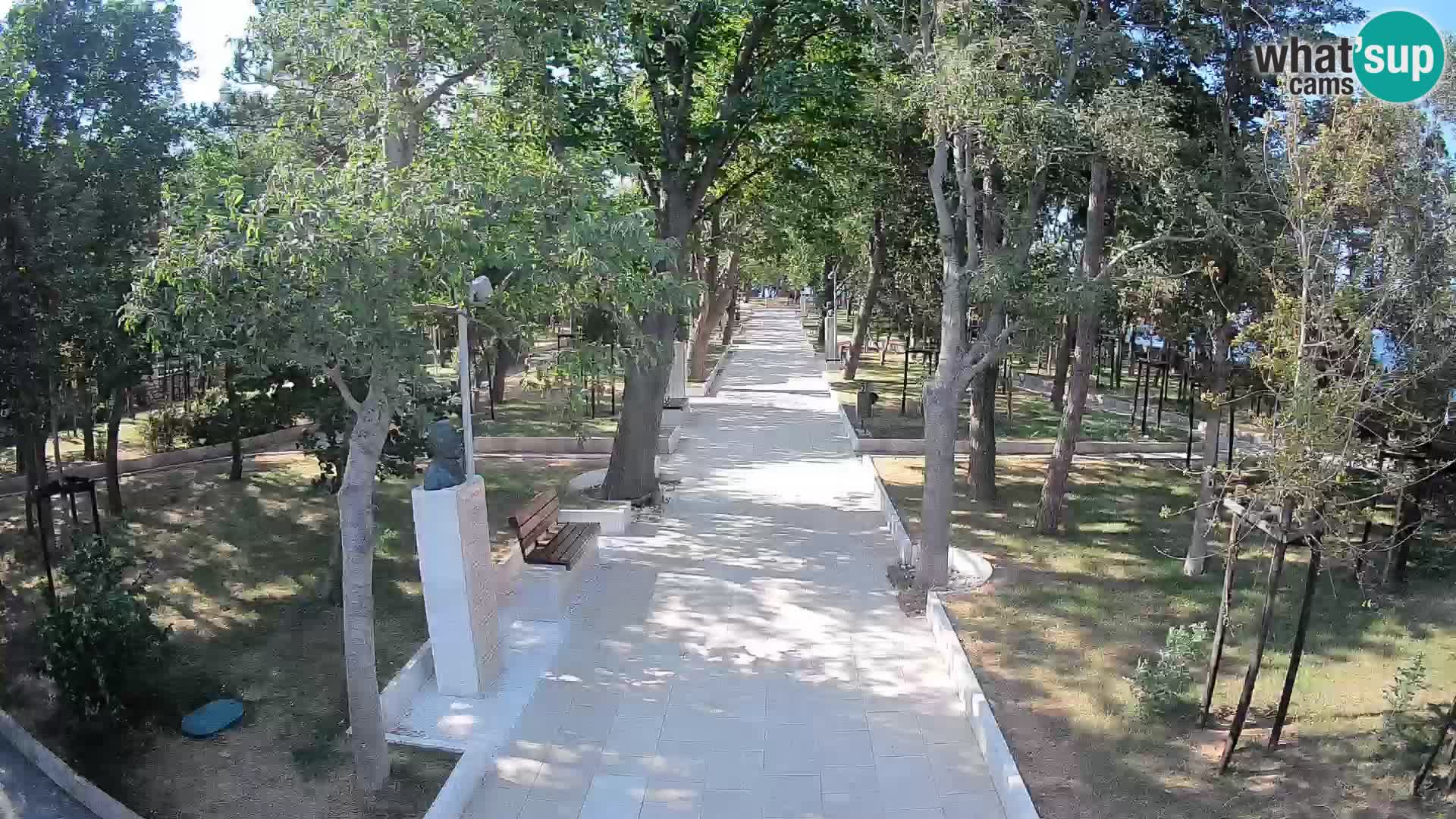 Writers’ Park Webcam Senj – Live by the Sea