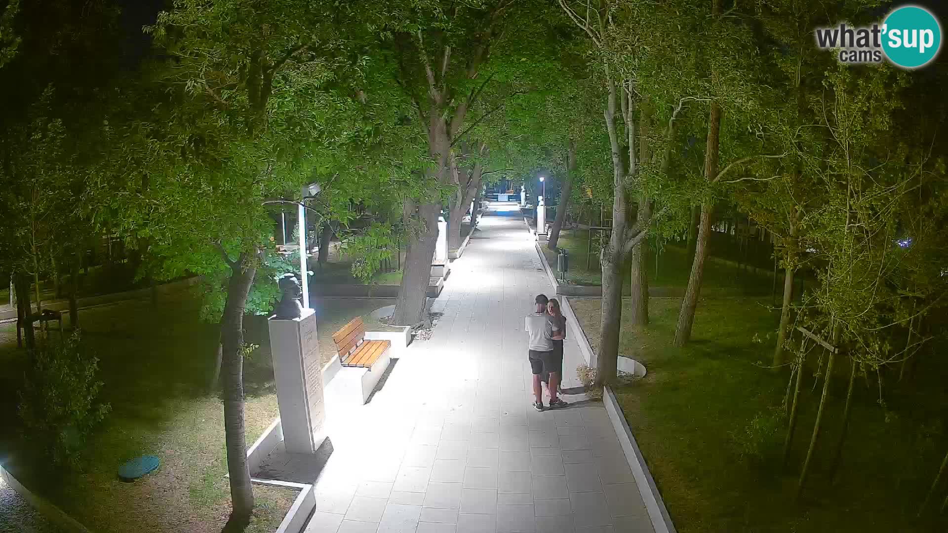 Writers’ Park Webcam Senj – Live by the Sea