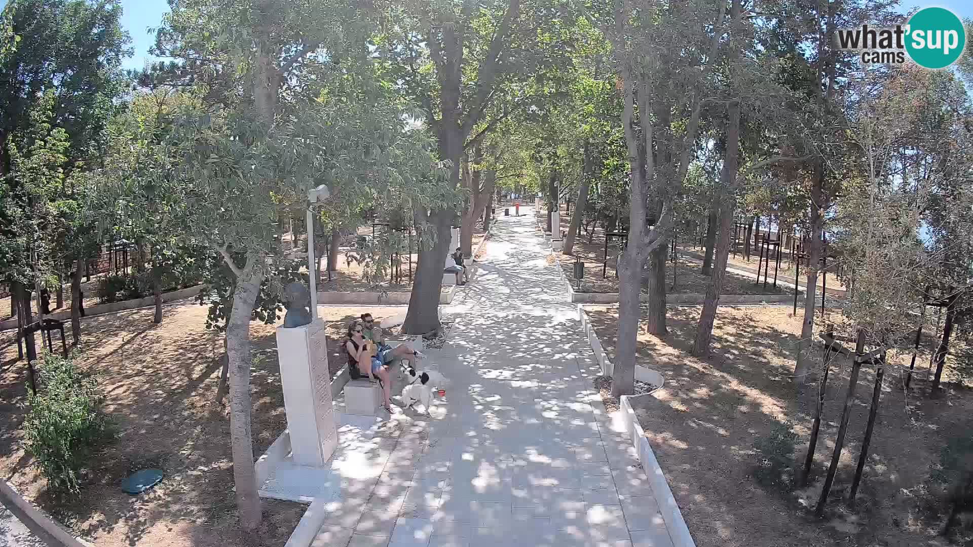 Writers’ Park Webcam Senj – Live by the Sea