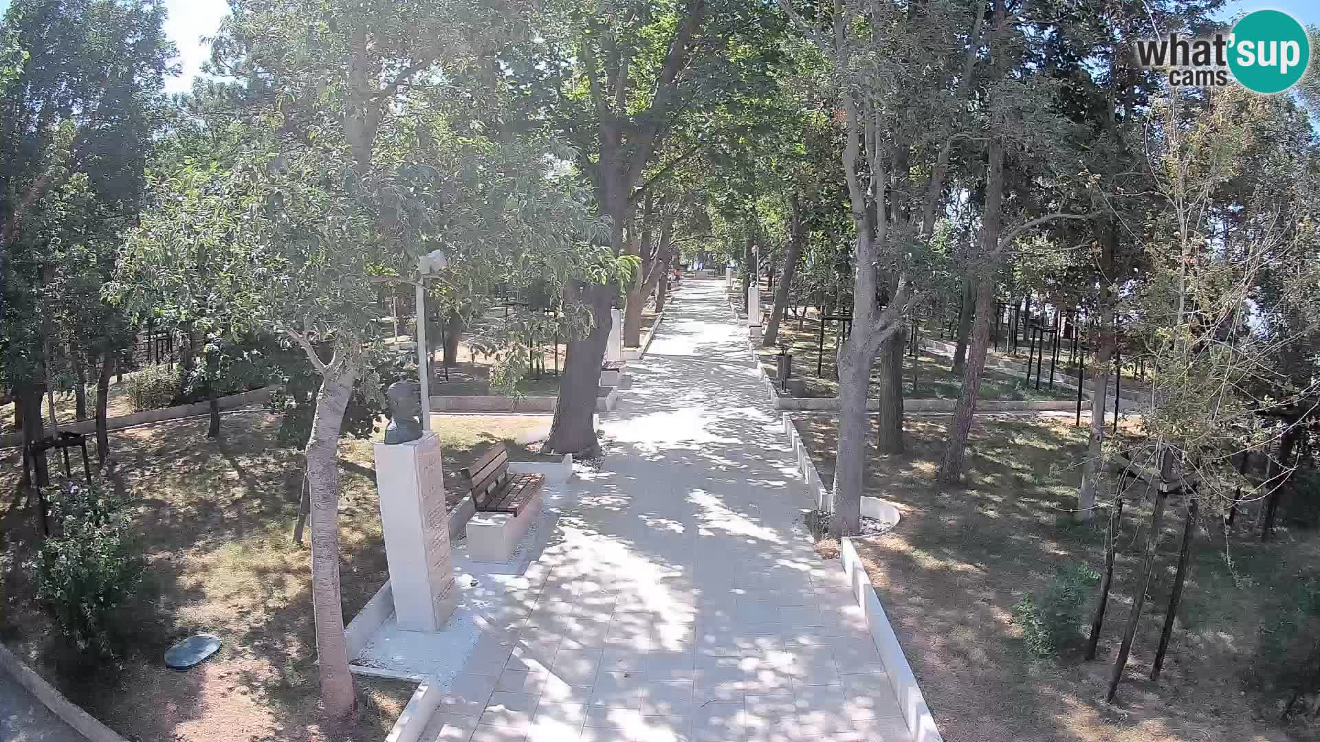 Writers’ Park Webcam Senj – Live by the Sea