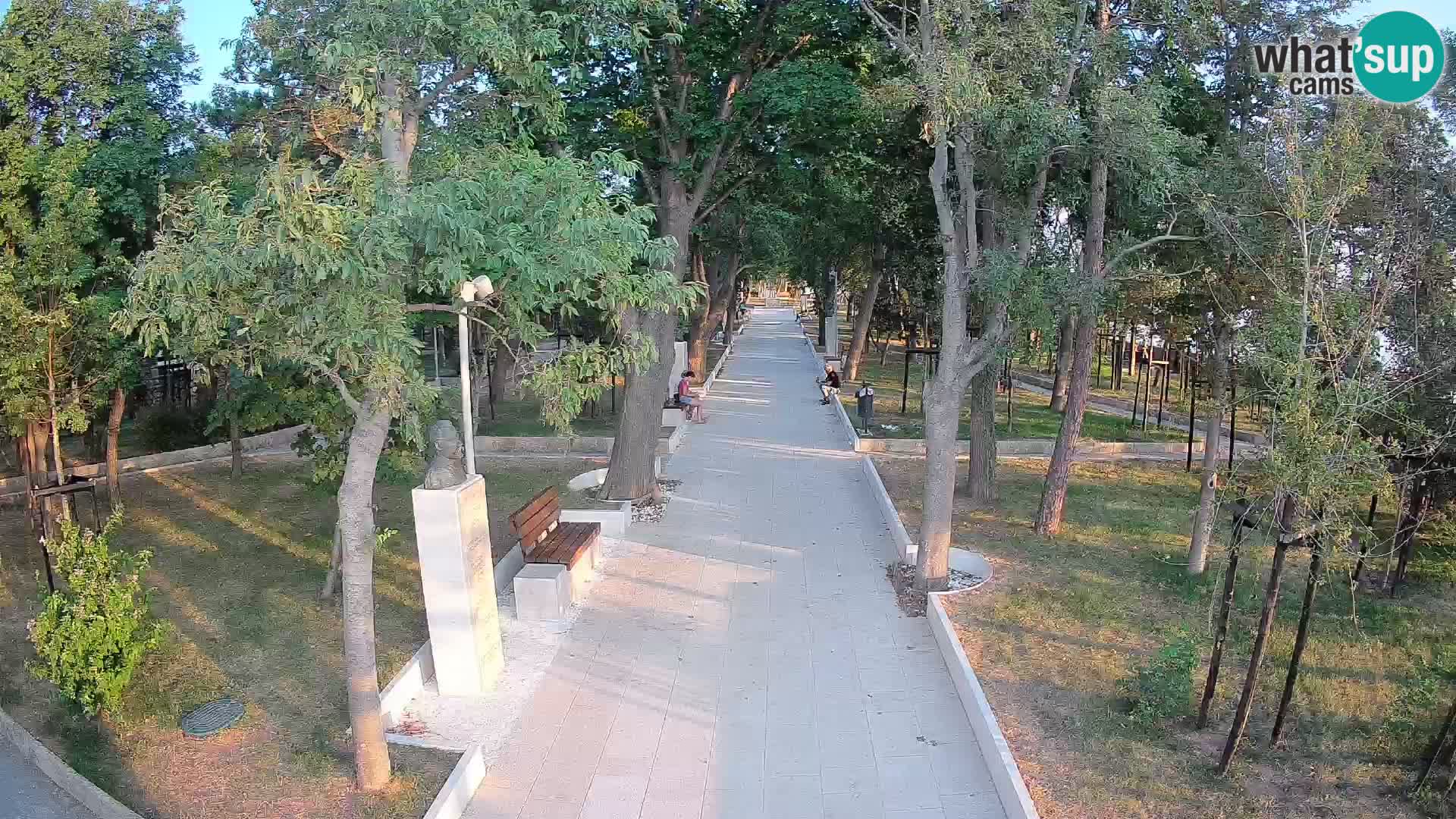 Writers’ Park Webcam Senj – Live by the Sea