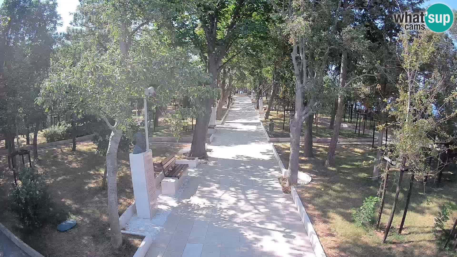 Writers’ Park Webcam Senj – Live by the Sea