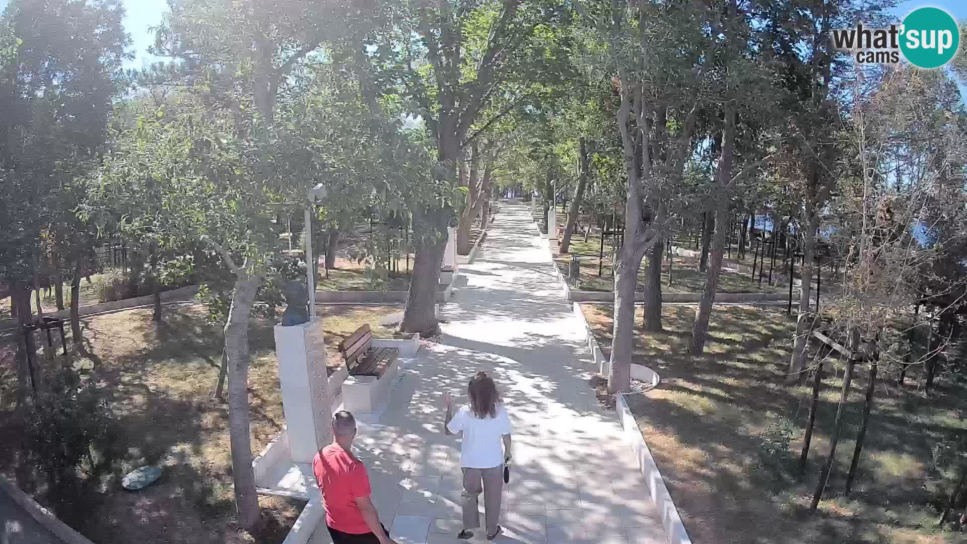 Webcam Schriftstellerpark Senj – Live am Meer