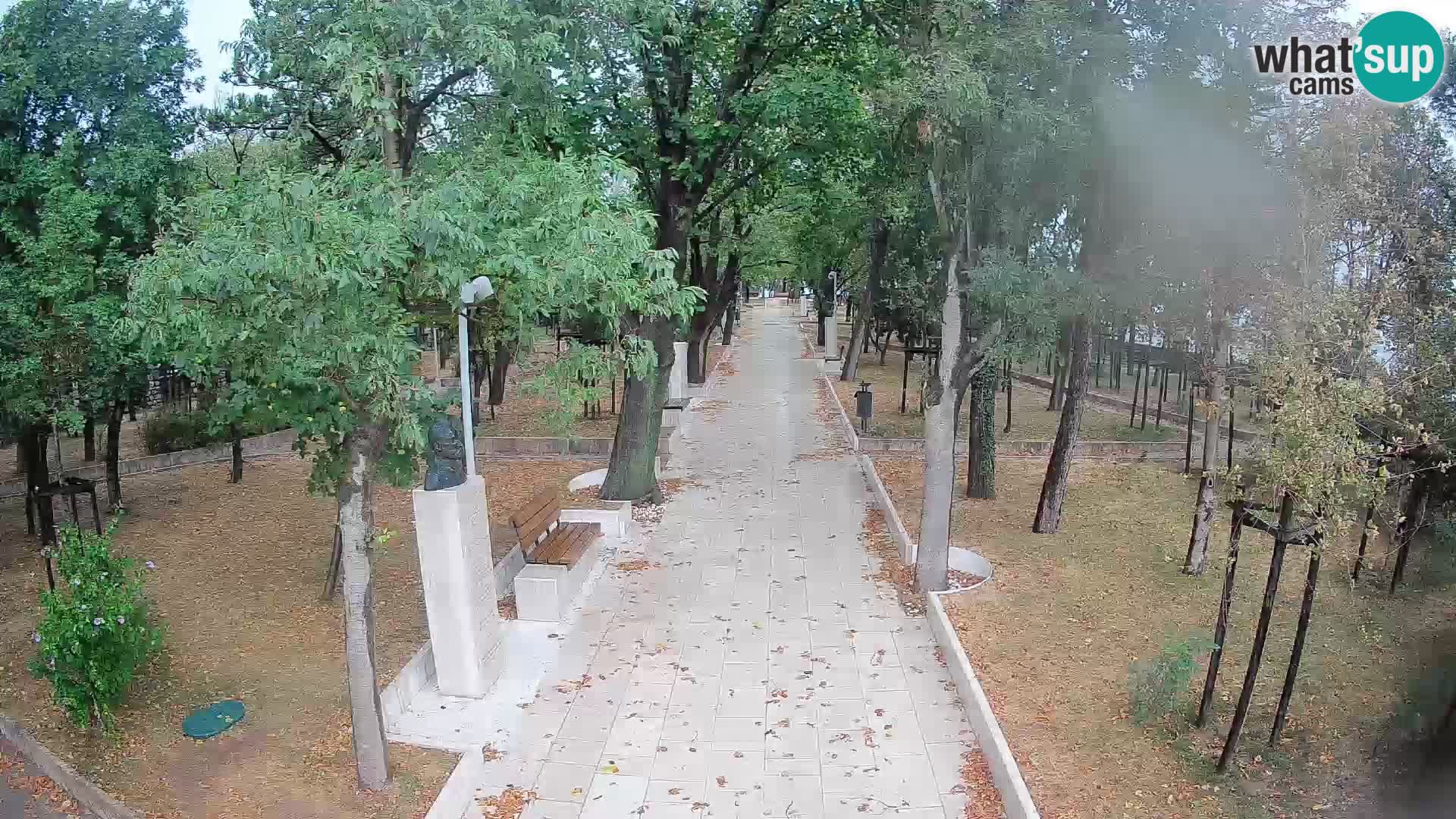 Webcam Schriftstellerpark Senj – Live am Meer