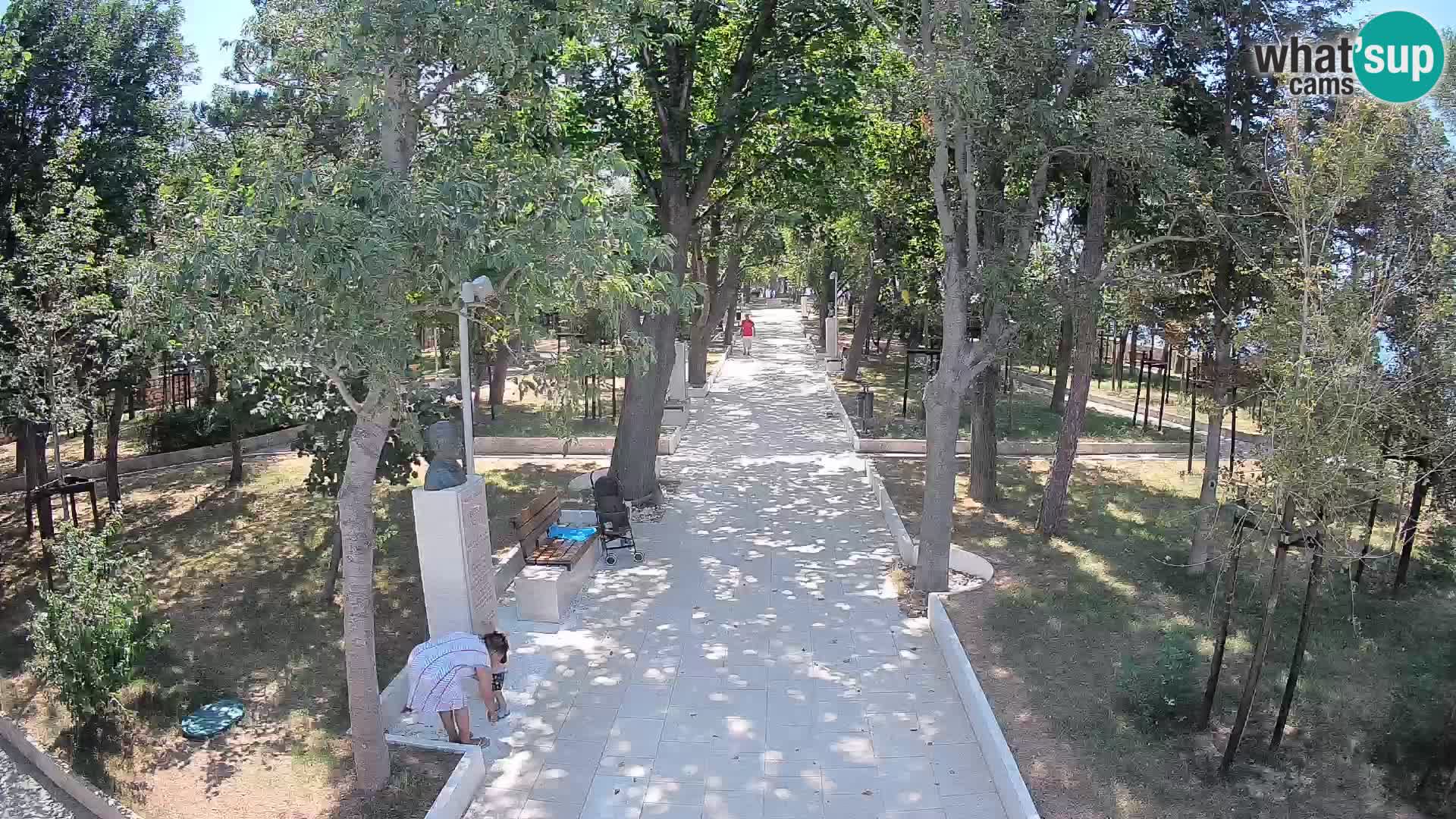 Webcam Schriftstellerpark Senj – Live am Meer