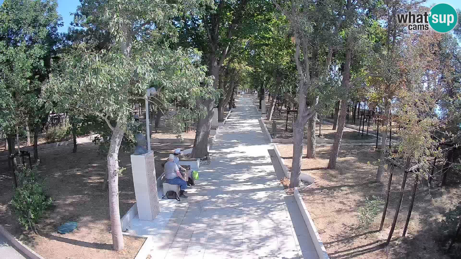 Writers’ Park Webcam Senj – Live by the Sea