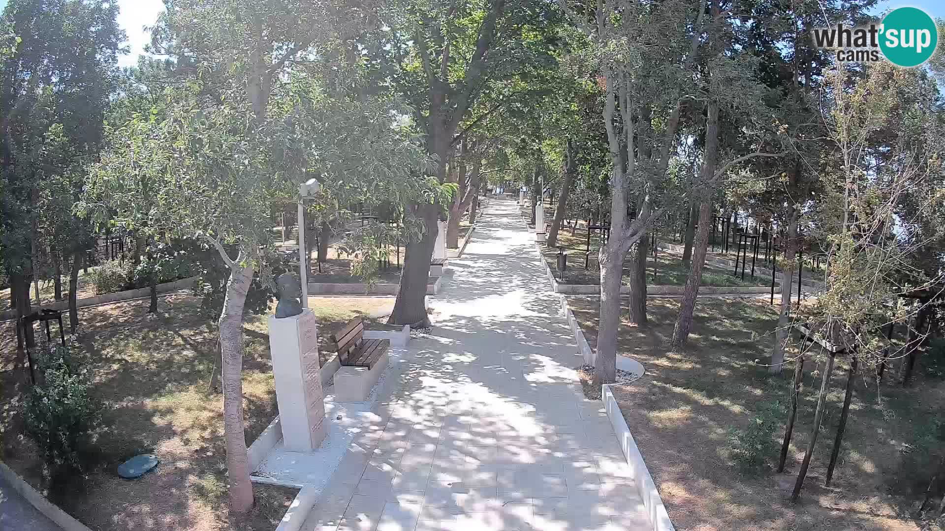 Webcam Schriftstellerpark Senj – Live am Meer
