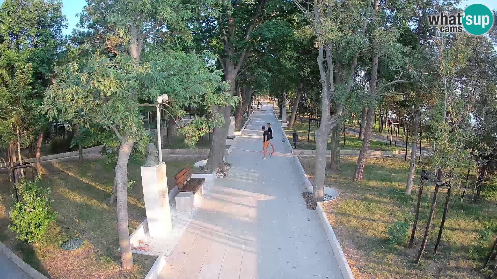 Writers’ Park Webcam Senj – Live by the Sea