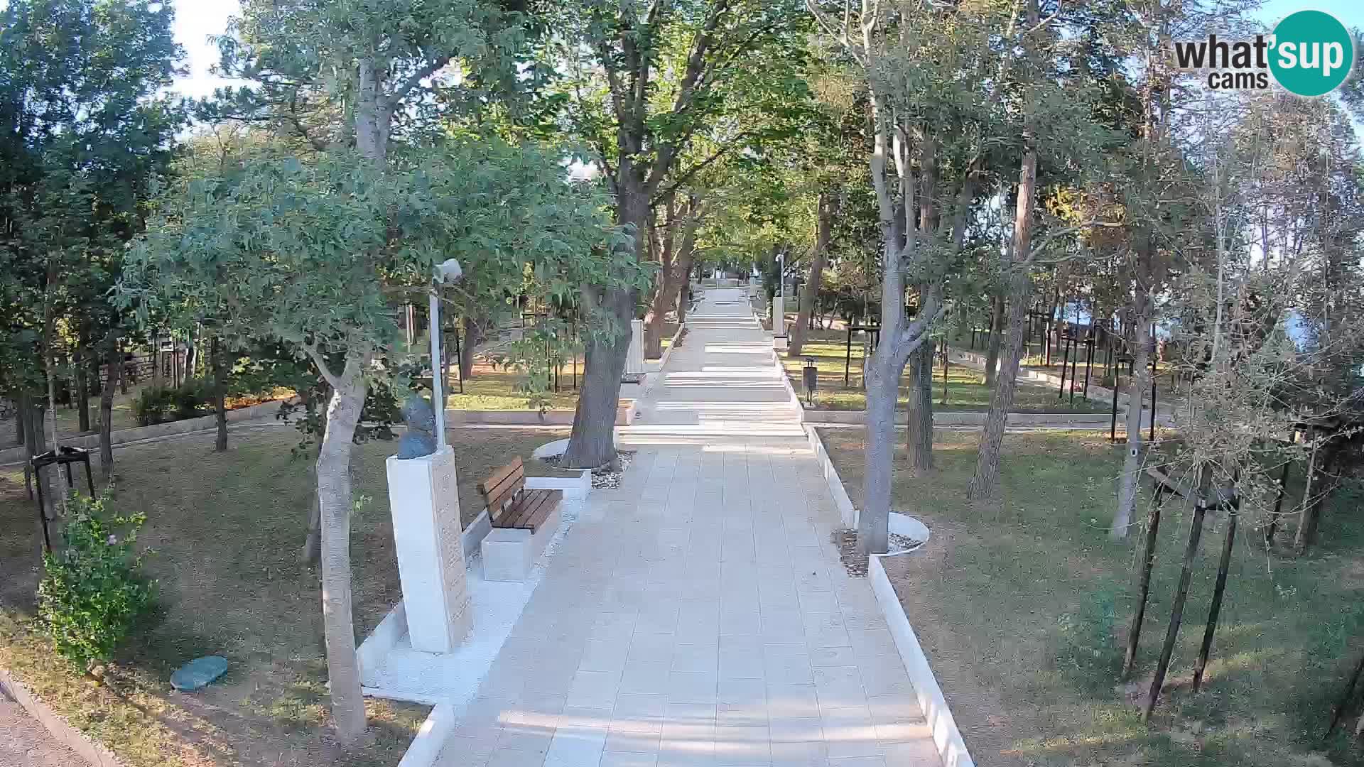 Writers’ Park Webcam Senj – Live by the Sea