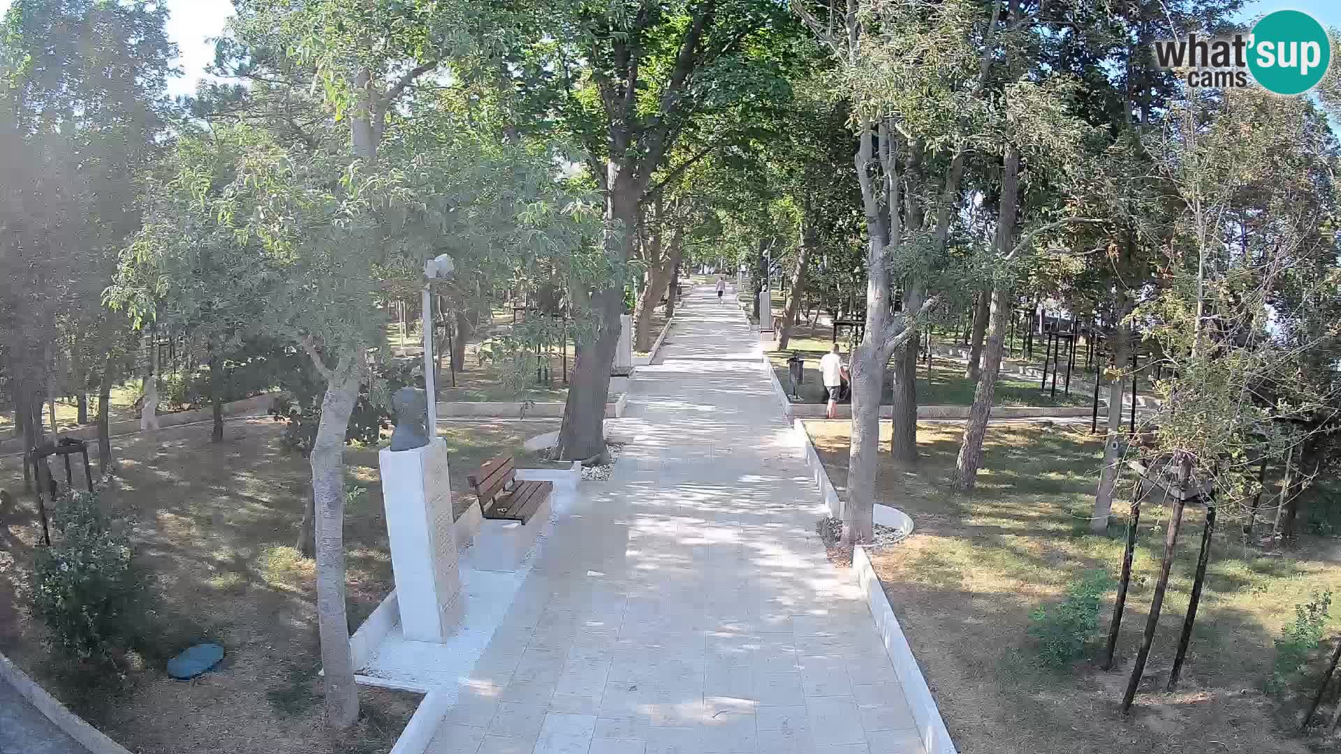 Webcam Schriftstellerpark Senj – Live am Meer