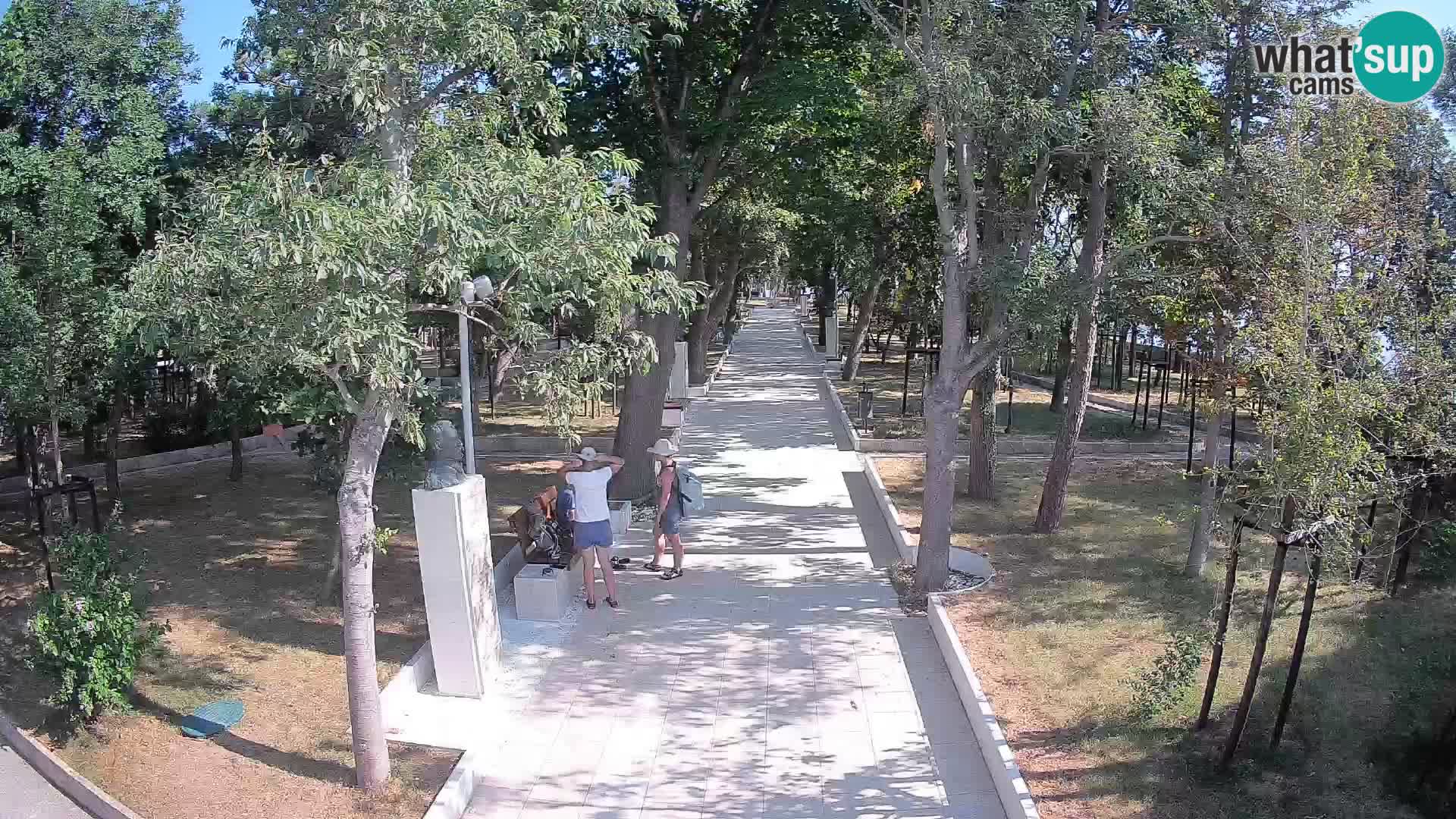 Writers’ Park Webcam Senj – Live by the Sea