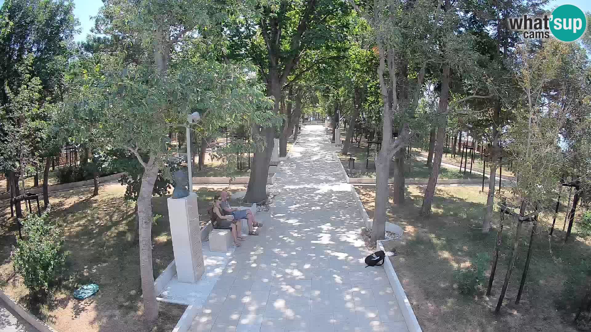 Writers’ Park Webcam Senj – Live by the Sea