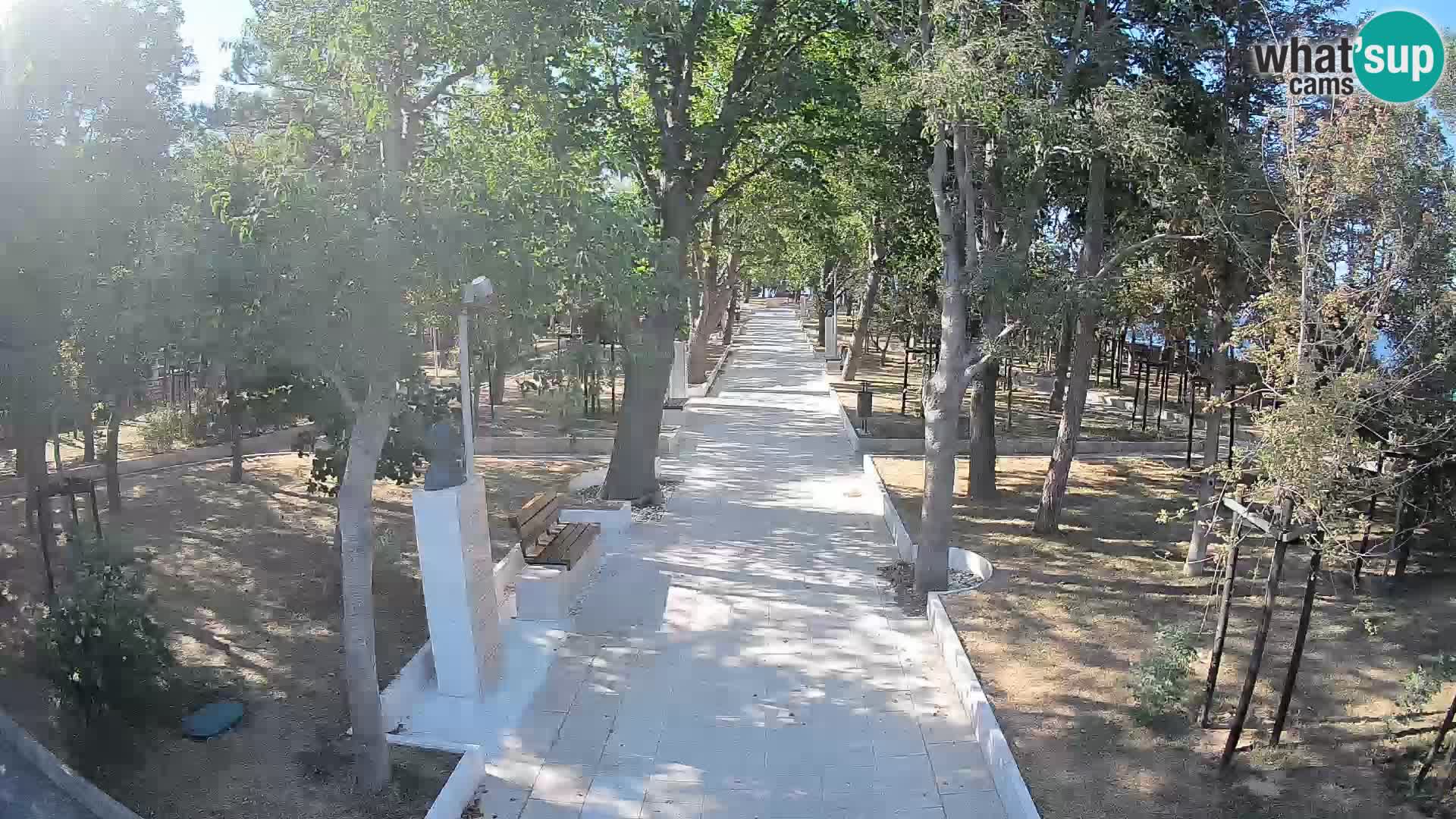 Writers’ Park Webcam Senj – Live by the Sea