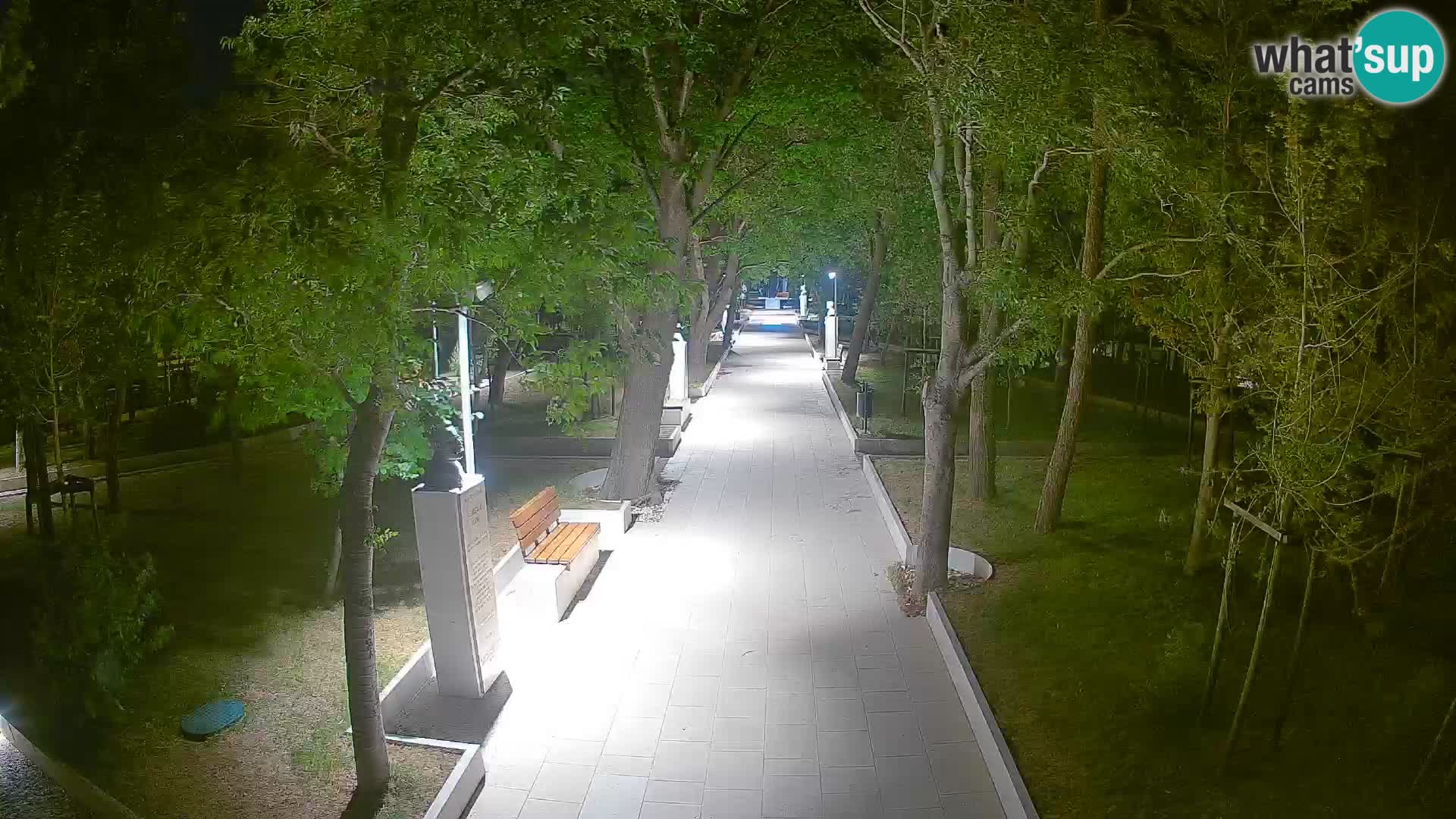 Webcam Schriftstellerpark Senj – Live am Meer