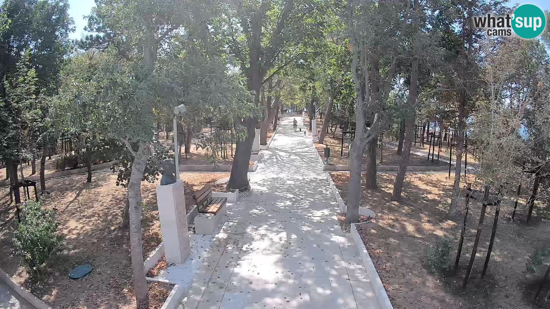 Writers’ Park Webcam Senj – Live by the Sea