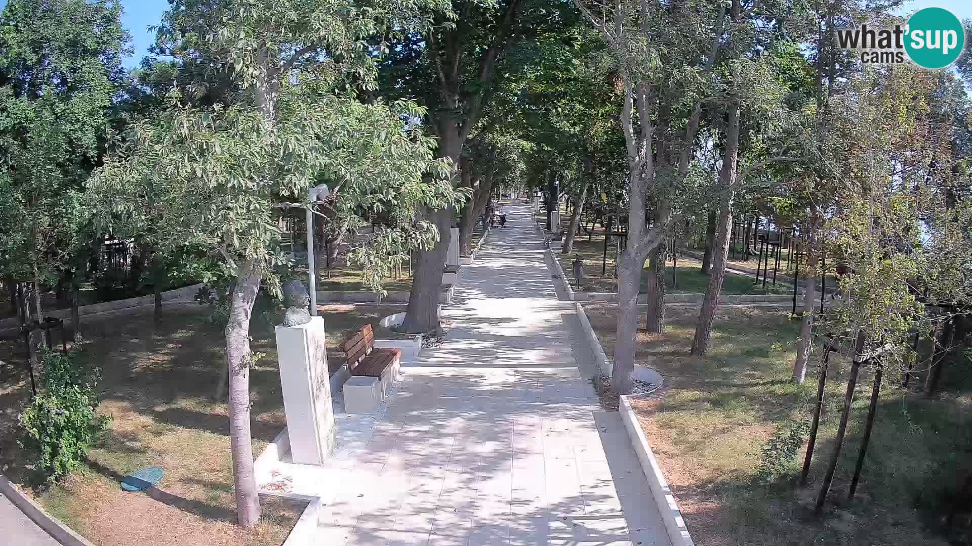 Webcam Schriftstellerpark Senj – Live am Meer