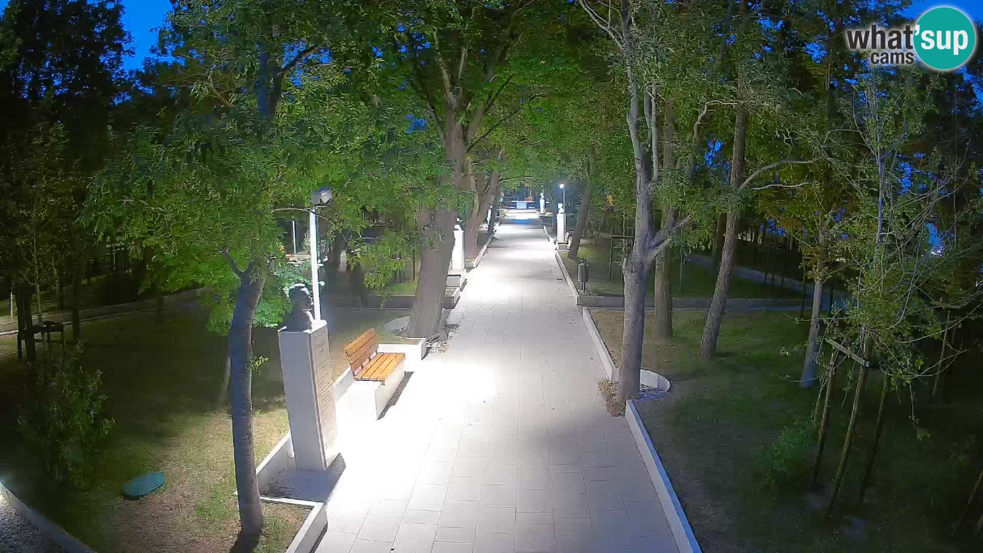 Writers’ Park Webcam Senj – Live by the Sea