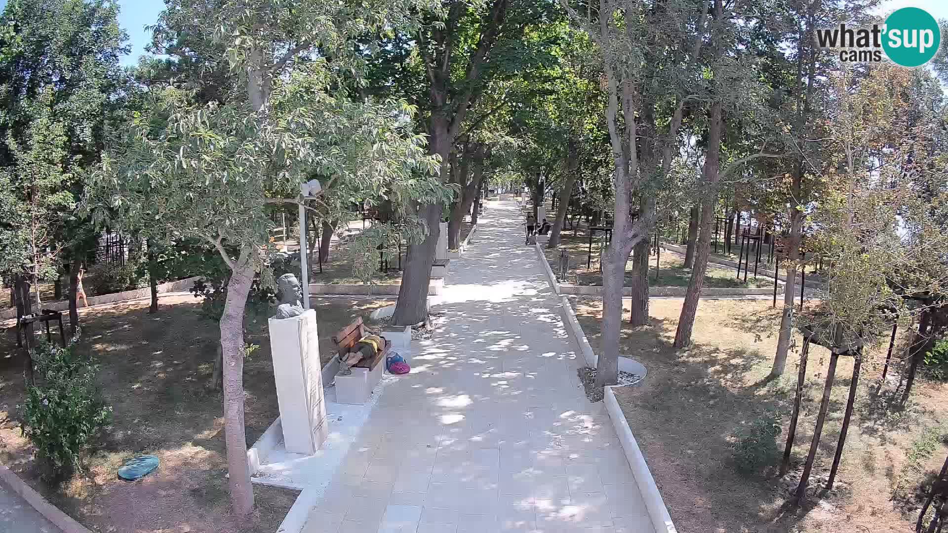Writers’ Park Webcam Senj – Live by the Sea